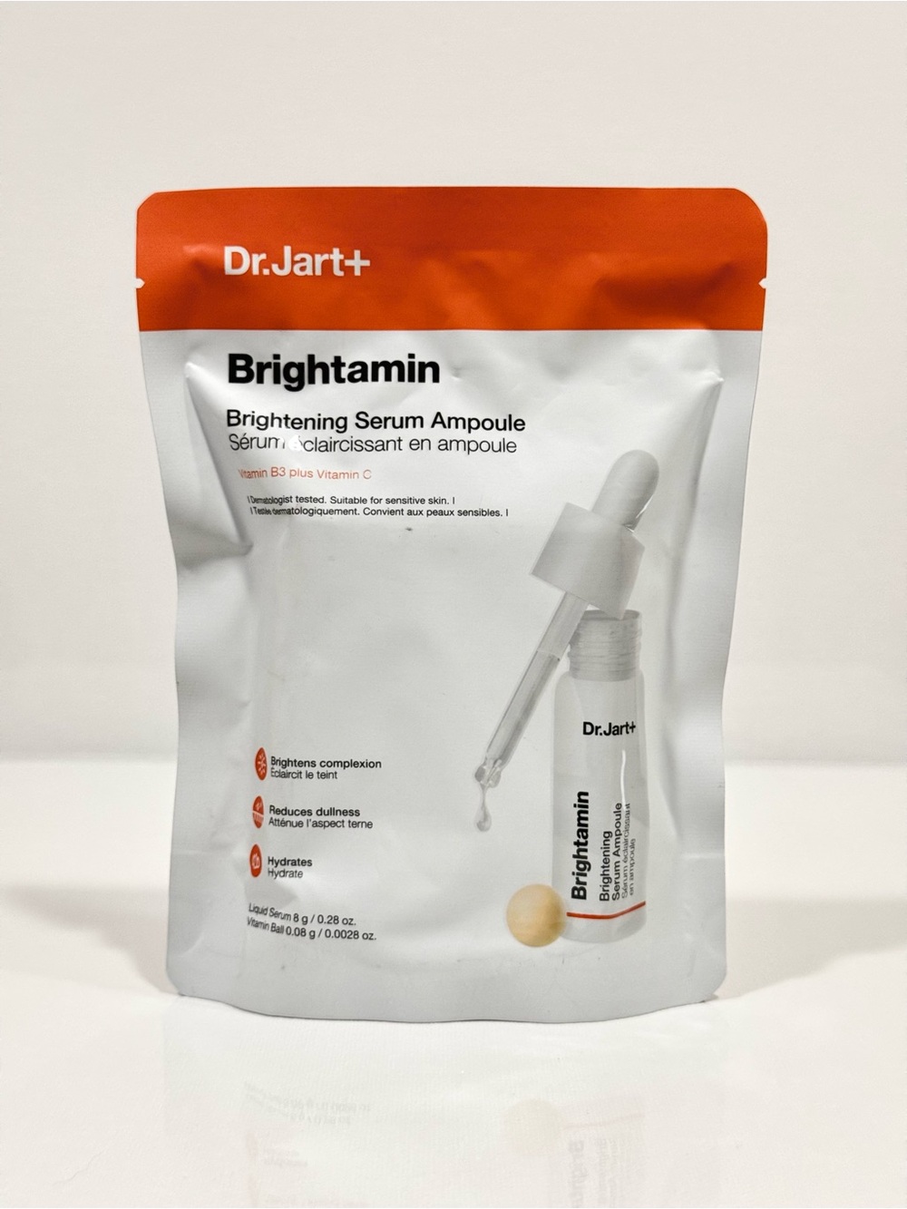 Dr.Jart Brightamin Brightening Serum Ampoule Vitamin B3 + Vitamin C New